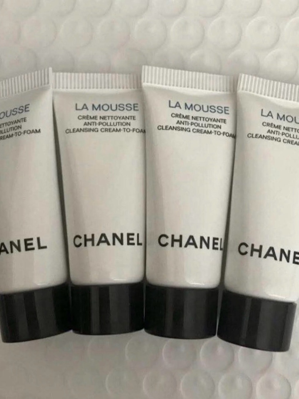 4 x Chanel La Mousse Cleansing Cream to foam 20 ml